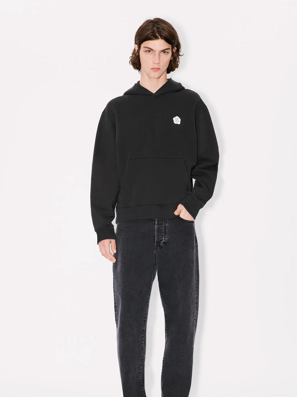 Kenzo Boke Flower 2.0 Printed Hoodie in Black