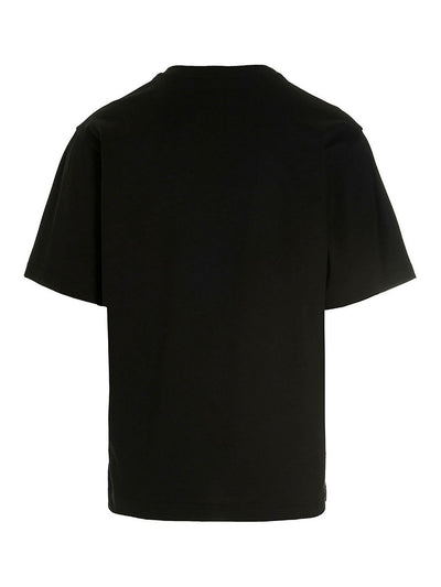 Dolce &amp; Gabbana gedetailleerd DG geborduurd logo T-shirt in zwart