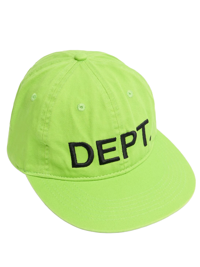 Gallery Dept DEPT. Embroidered Logo Cap in Flo Green