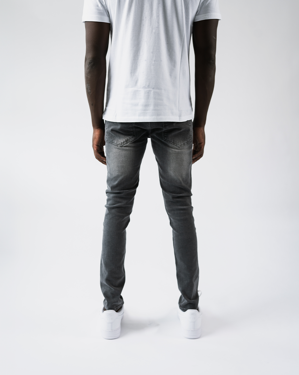 Magiri Douai gescheurde patch jeans in grijs