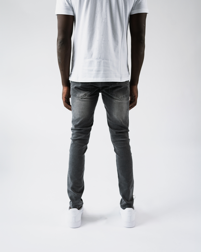 Magiri Douai gescheurde patch jeans in grijs