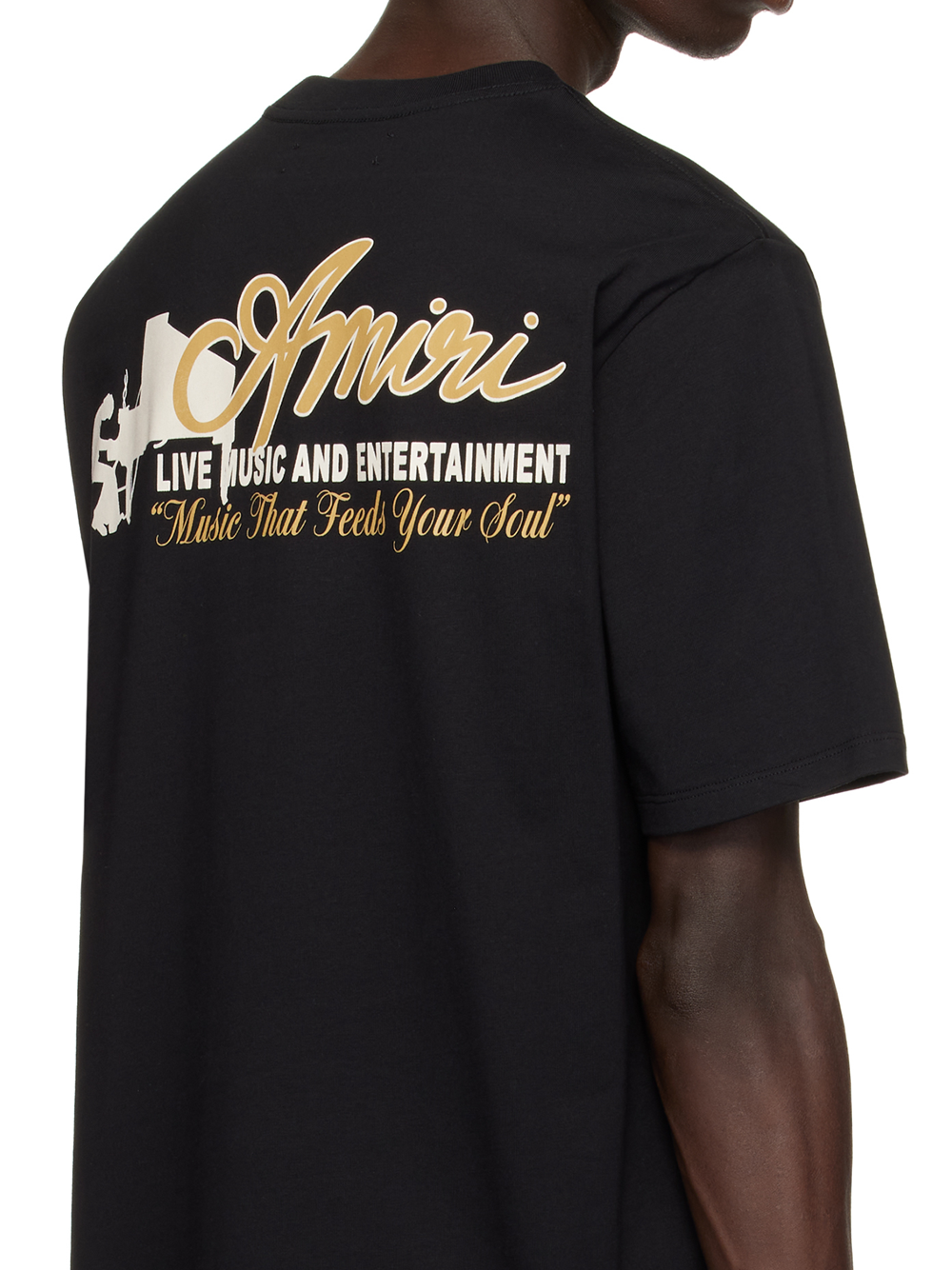 Amiri Jazz Band T-shirt in zwart