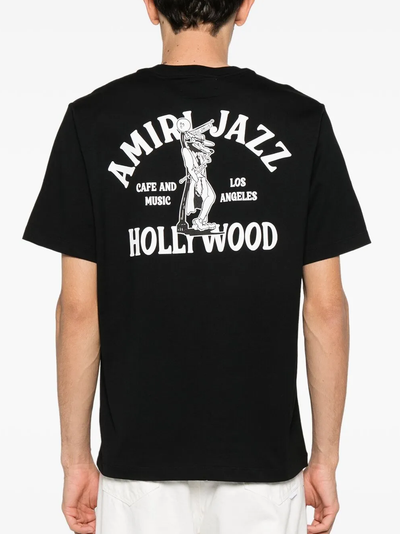 Amiri Jazz Wolf T-shirt in zwart