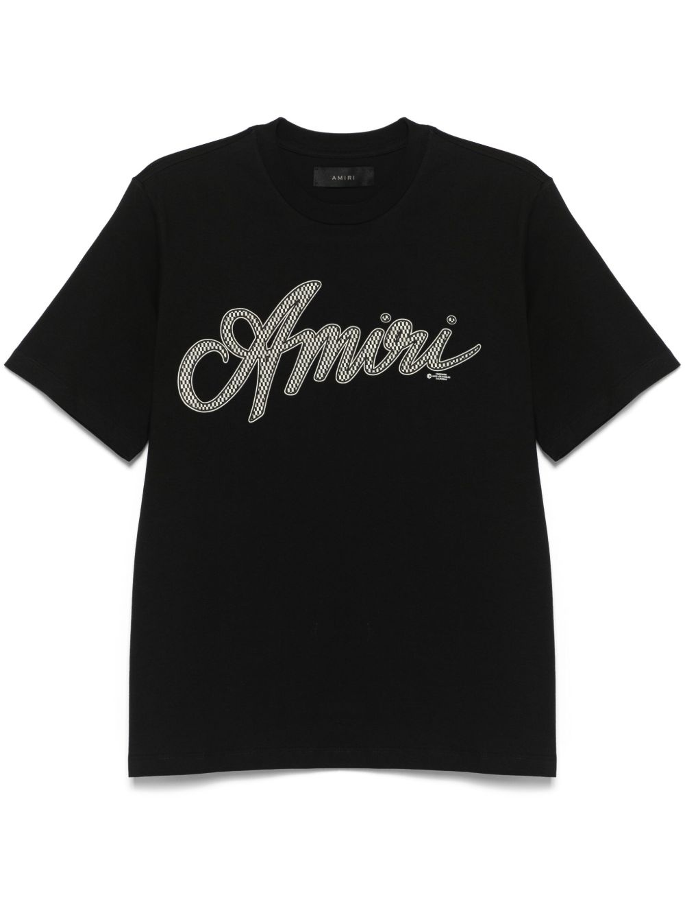 Amiri Script Logo T-shirt in zwart