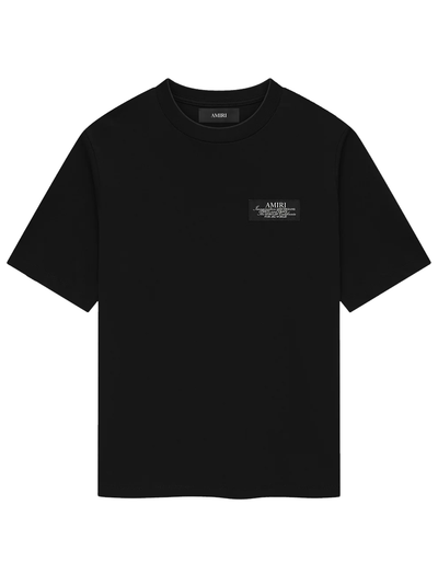 Amiri Spirit Logo T-shirt in zwart