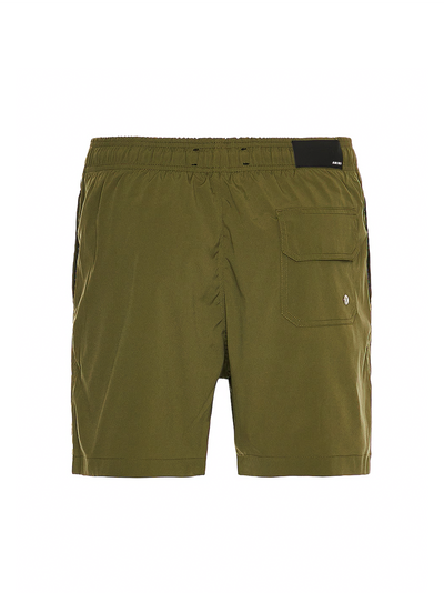 Amiri Core Logo zwemshort in legergroen