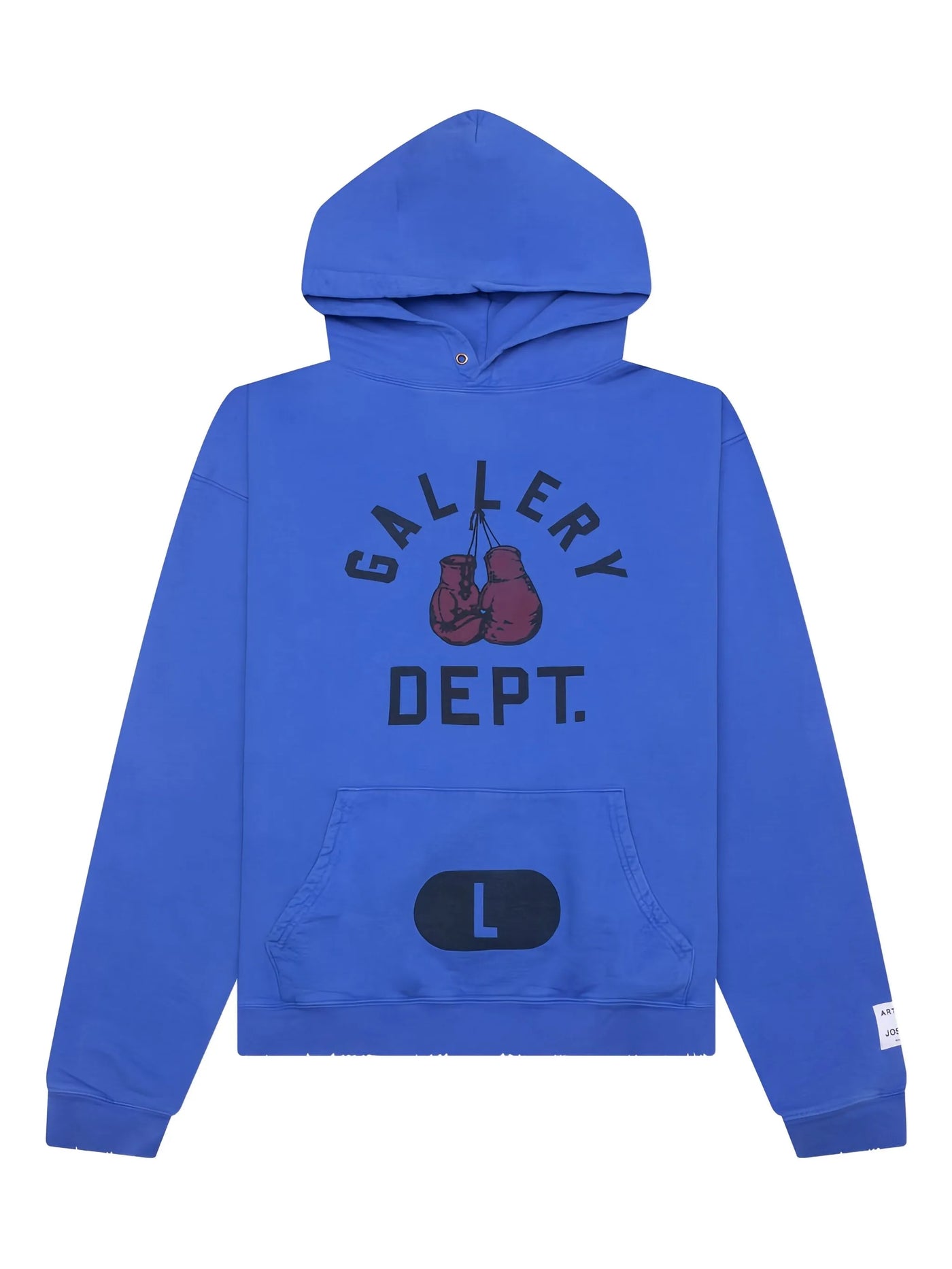 Gallery Dept Boxing Merch Hoodie in Blauw
