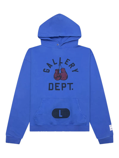 Gallery Dept Boxing Merch Hoodie in Blauw