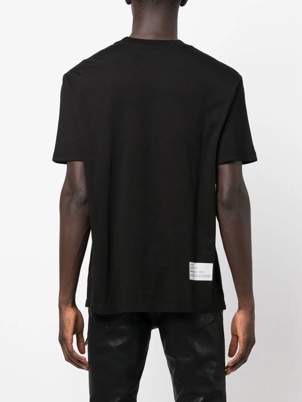 Amiri Wes Lang Solar Kings T-shirts in het zwart