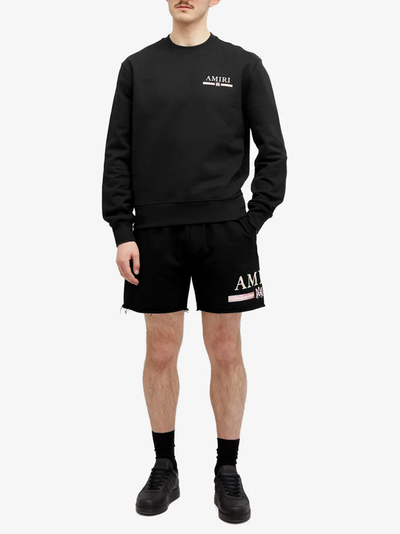 Amiri MA Watercolour Bar Shorts in Zwart