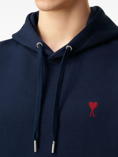Ami Paris de Coeur hoodie in marineblauw