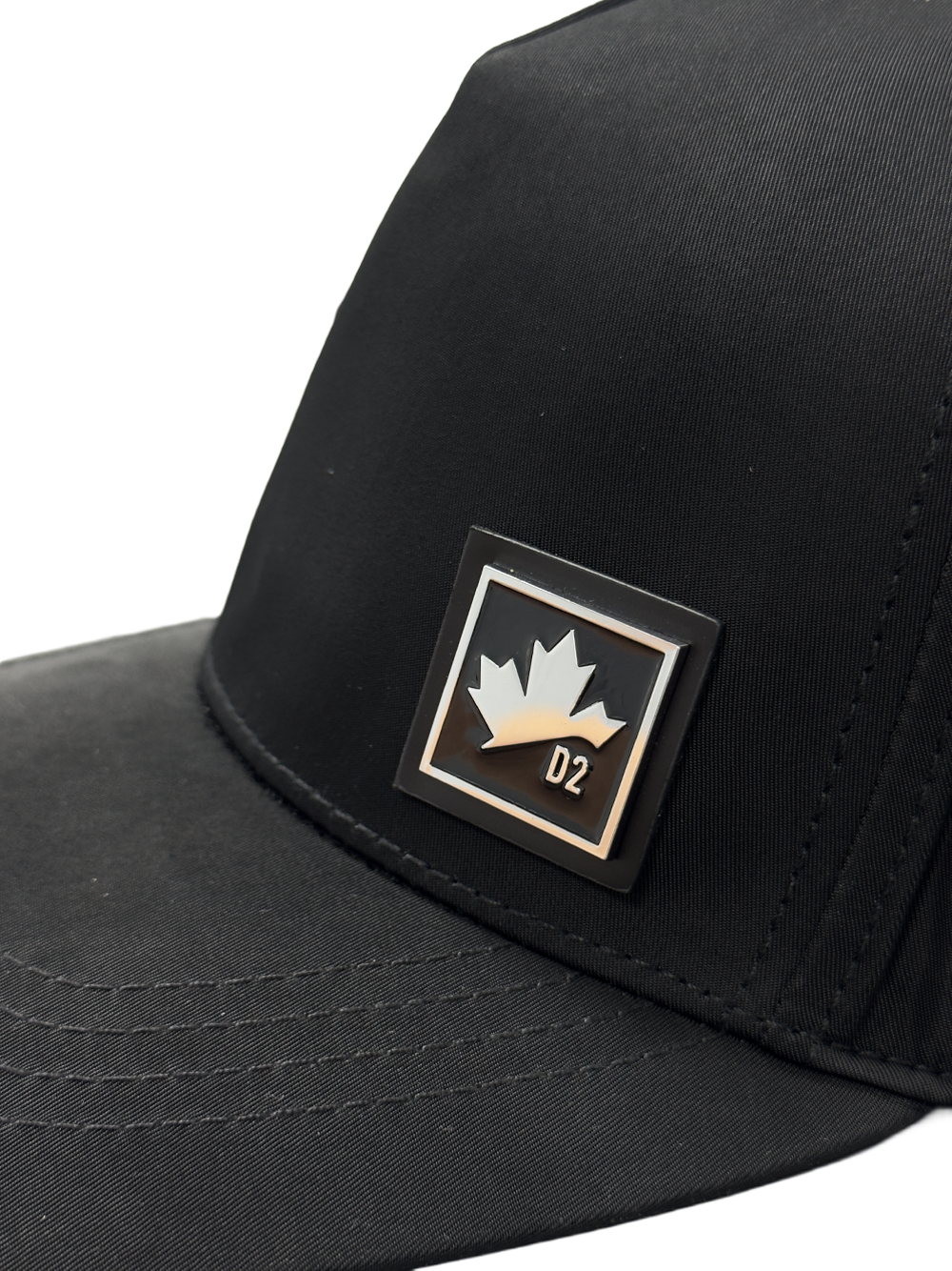 Dsquared2 Kleine Zilveren Plaquette Pet in Zwart