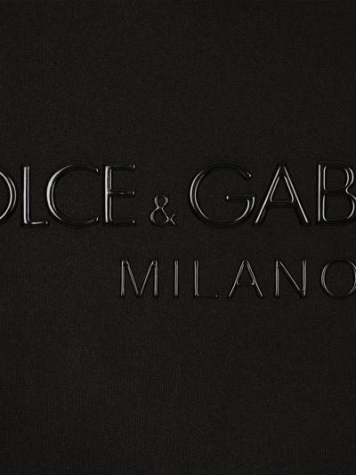 Dolce &amp; Gabbana Zwart Sicilië Logo Bedrukt T-shirt in Zwart