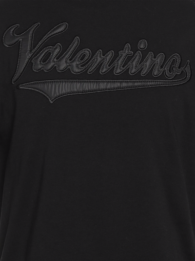 Valentino Garavani Varsity Logo T-Shirt in Black