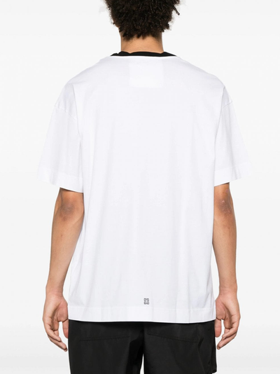 Givenchy 4G Logo bedrukt T-shirt in wit