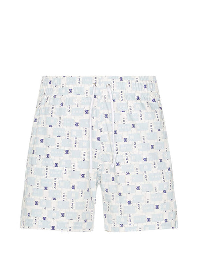 Amiri Interweave Swim Shorts in White