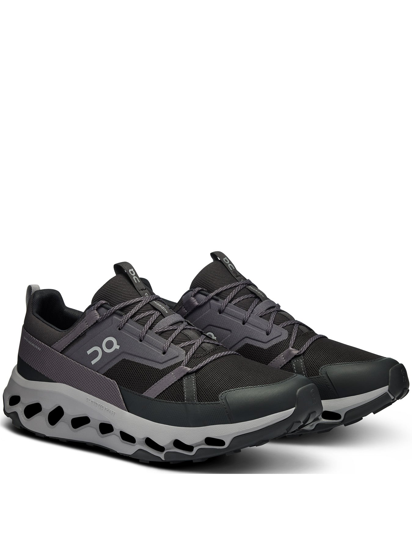 Over het hardlopen CloudHorizon Trainers in Zwart/Aluminium