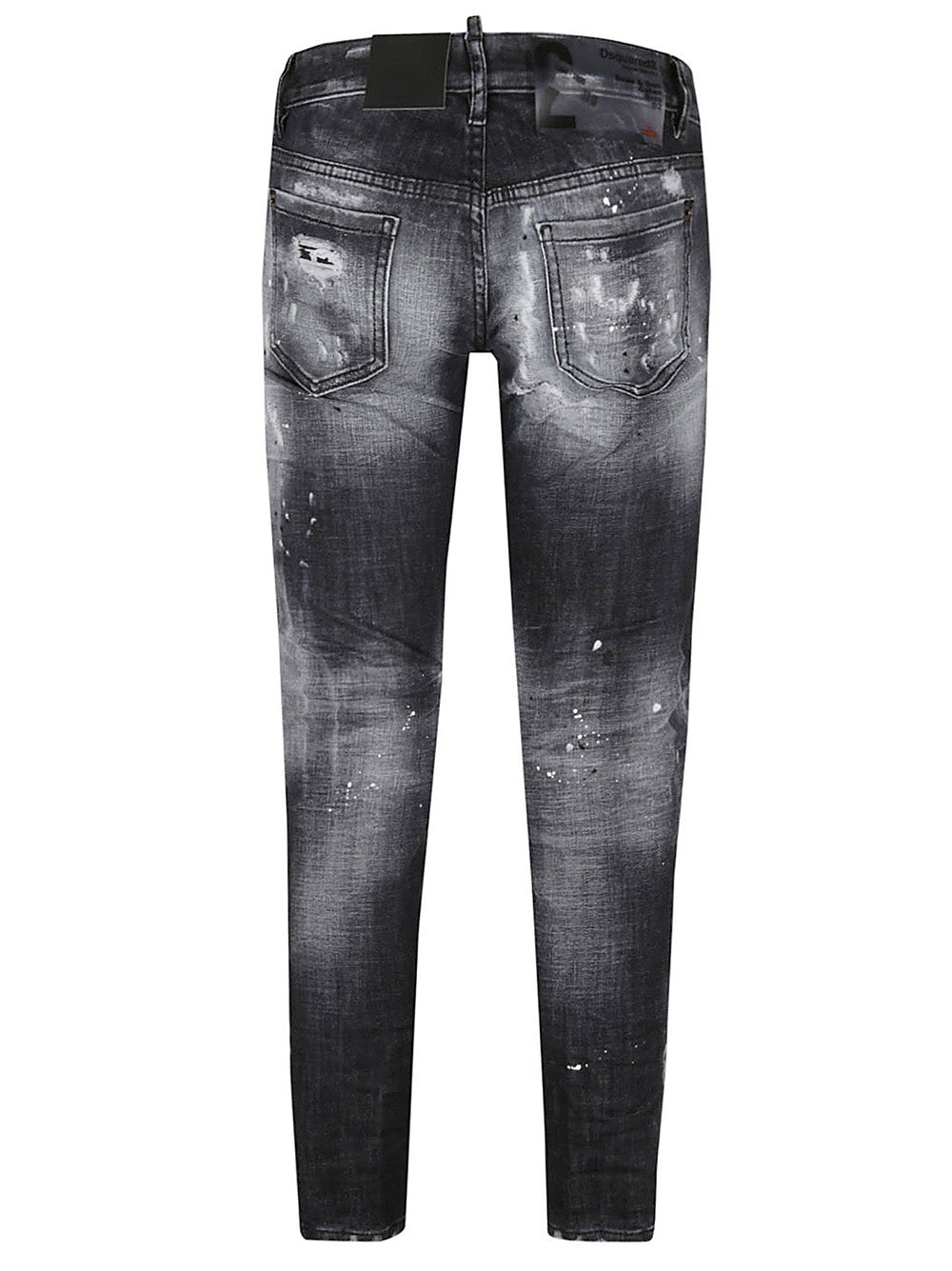 Dsquared2 Special Delivery gescheurde jeans in zwart