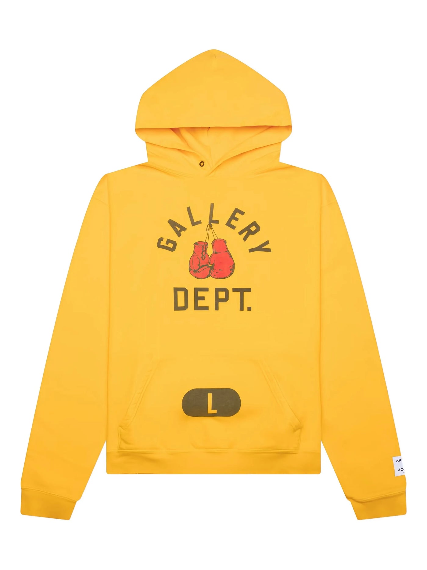 Gallery Dept Boxing Merch Hoodie in Geel