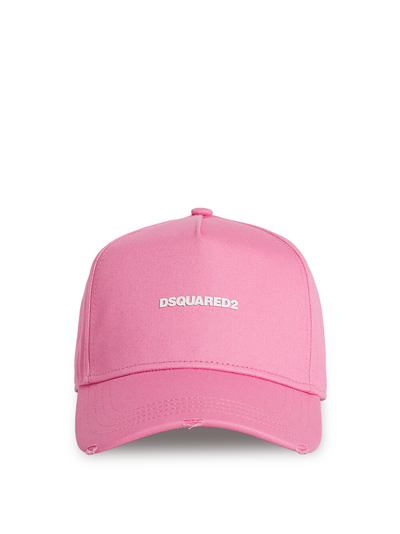 Dsquared2 Mini Logo Baseballpet in Roze