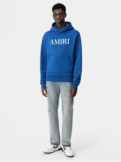 Amiri Core Logo Hoodie in Blauw