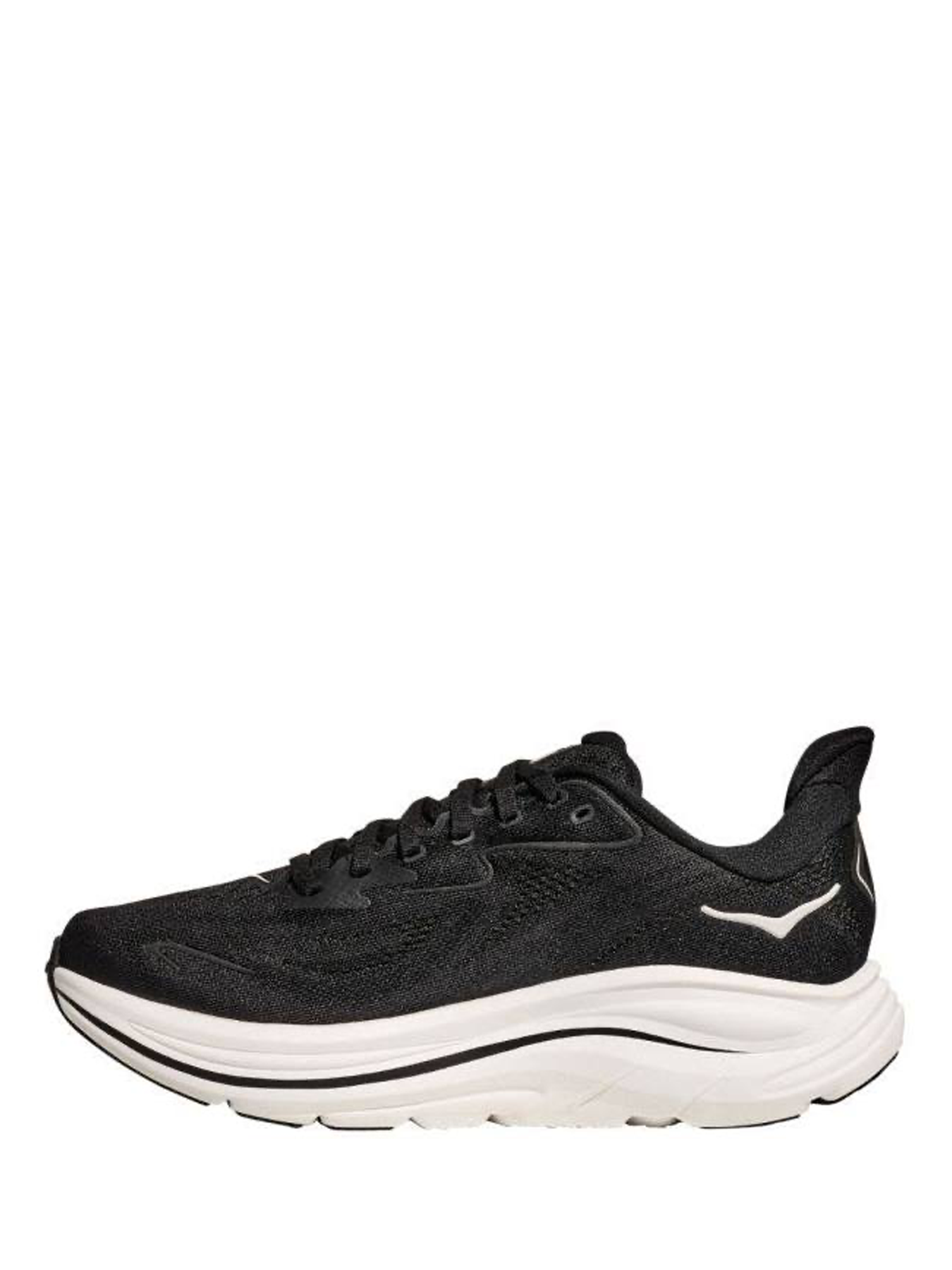 Hoka Clifton 10-trainers in zwart en wit