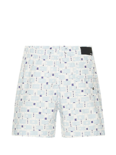 Amiri Interweave Swim Shorts in White