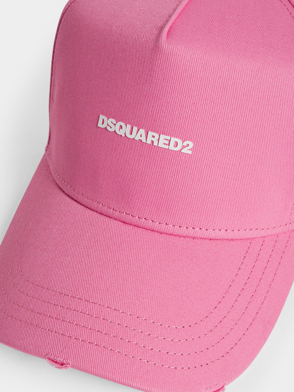 Dsquared2 Mini Logo Baseballpet in Roze