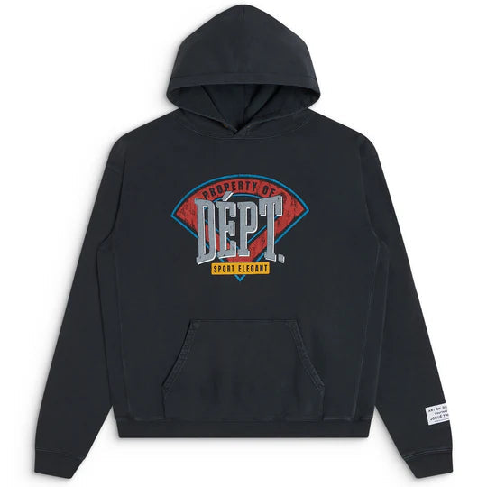 Gallery Dept. Field Grafische Hoodie Vintage Zwart