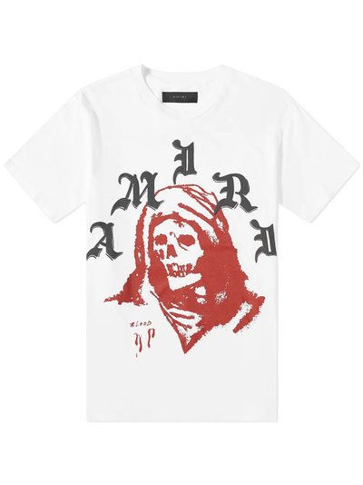 Amiri Wes Lang Solar Kings T-shirt in het wit