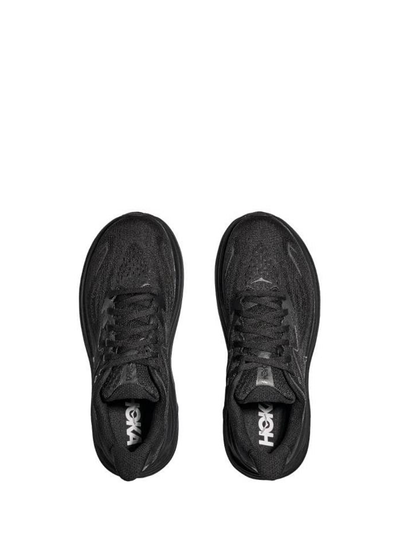 Hoka Clifton 10-sneakers in zwart