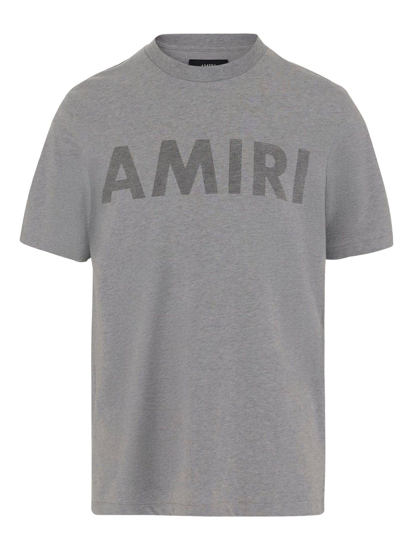 Amiri Logo Print T-shirt in Grijs