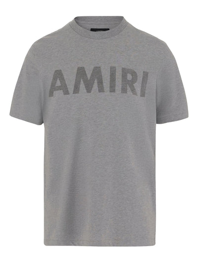 Amiri Logo Print T-shirt in Grijs