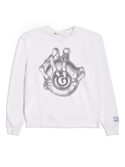 Gallery Dept G Ball Crewneck Sweatshirt in White
