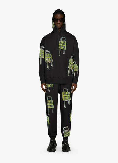 Givenchy 4G Lock Logo Oversized Hoodie in Zwart
