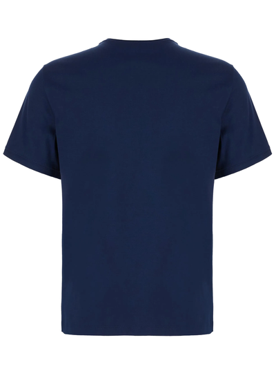 Valentino Plaque Logo T-shirt in Blauw