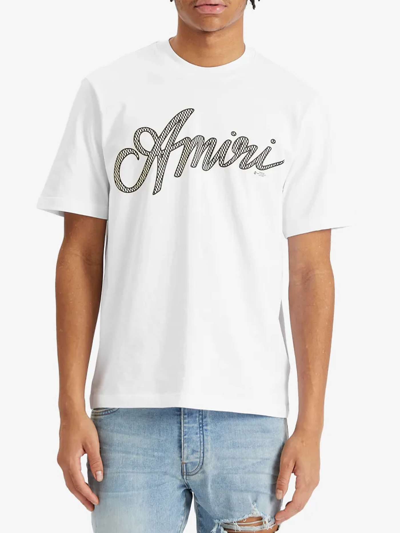 Amiri Script Logo T-shirt in het wit