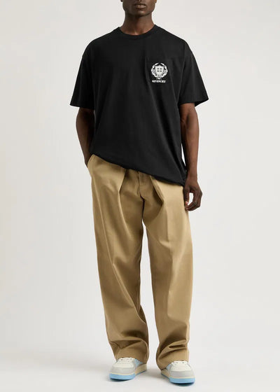 Givenchy Crest Logo T-shirt in zwart