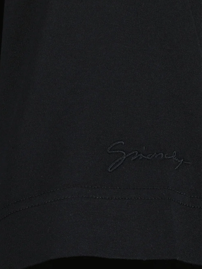 Givenchy geborduurd 4G-logoprint T-shirt in zwart