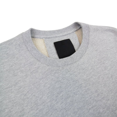 Givenchy Archetype slim-fit sweatshirt in lichtgrijs fleece