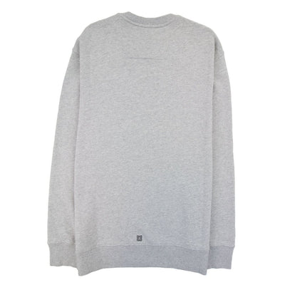 Givenchy Archetype slim-fit sweatshirt in lichtgrijs fleece