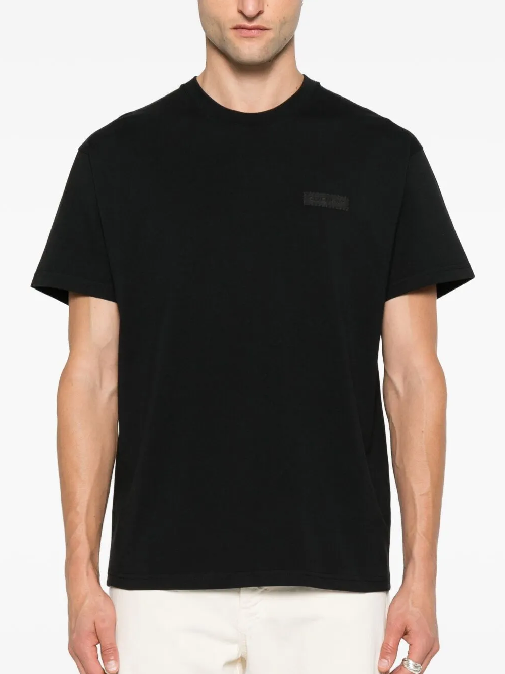 Givenchy Logo Patch T-shirt in zwart
