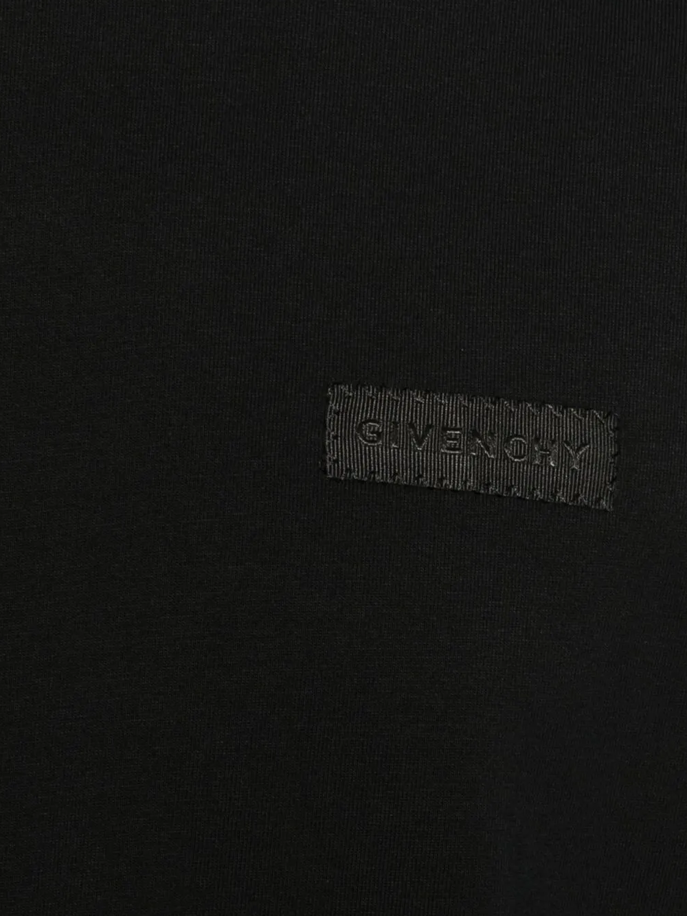 Givenchy Logo Patch T-shirt in zwart