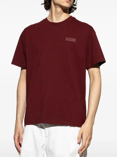 Givenchy Logo Patch T-shirt in bordeauxrood