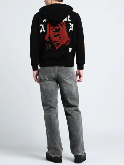 Amiri Wes Lang Solar Kings Hoodie in Zwart