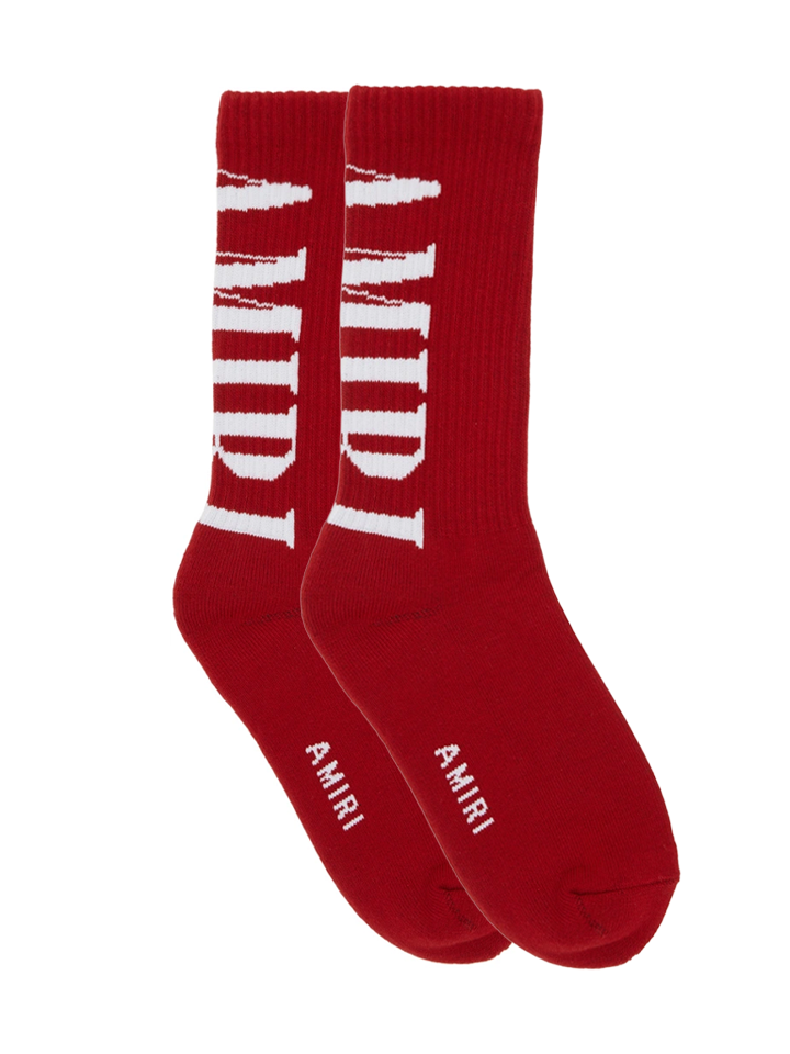 Amiri Core Logo Sokken in Rood