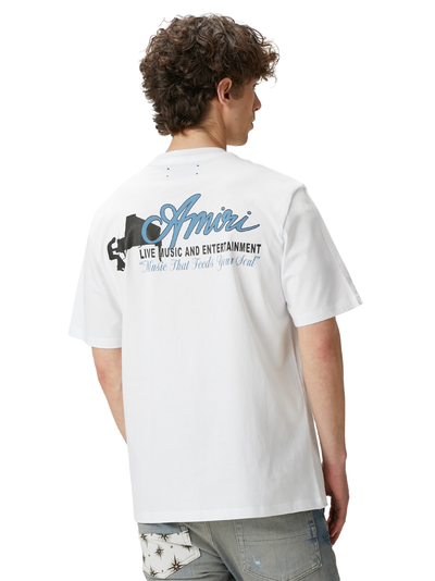 Amiri Jazz Band T-shirt in wit
