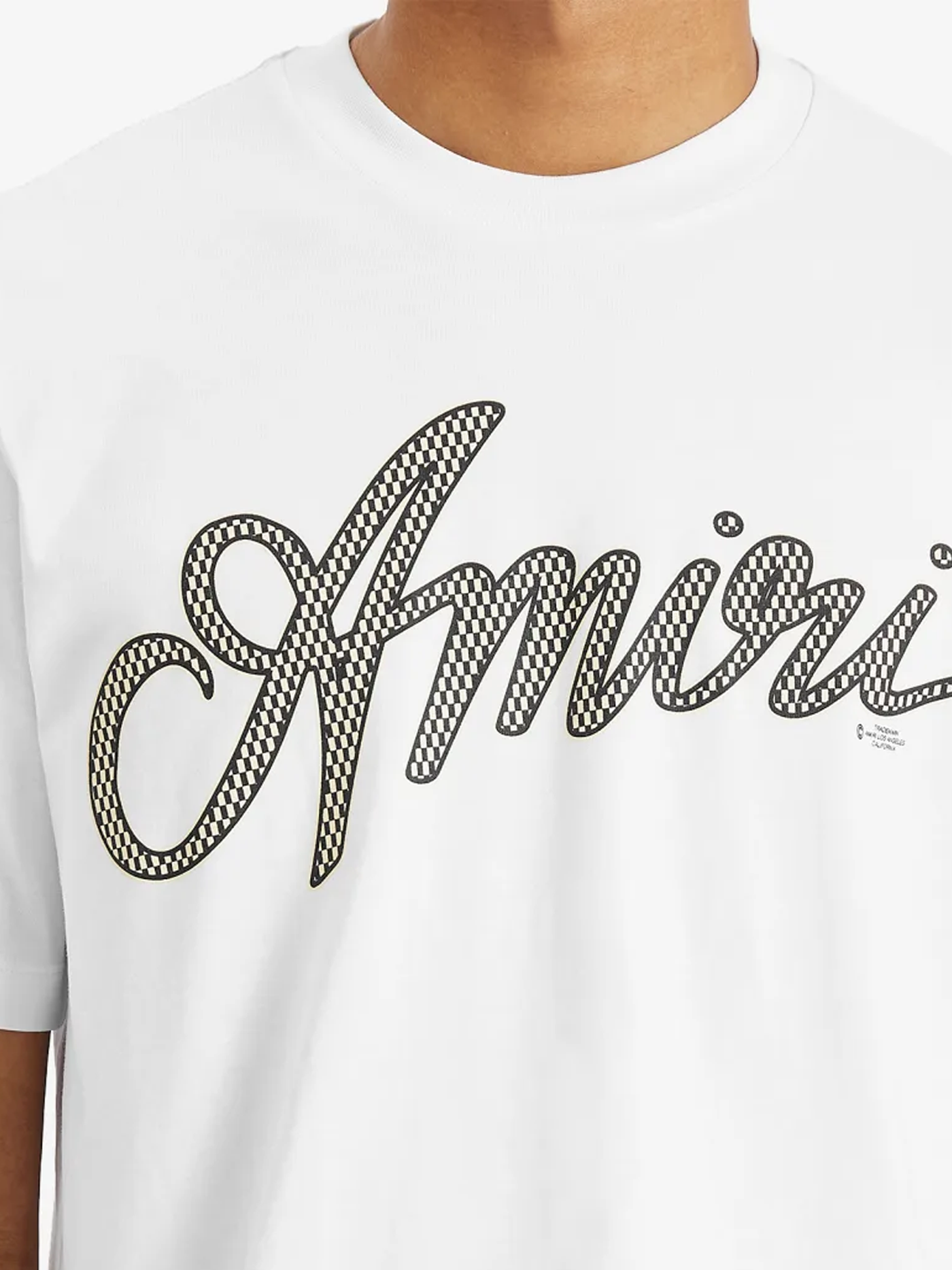 Amiri Script Logo T-shirt in het wit