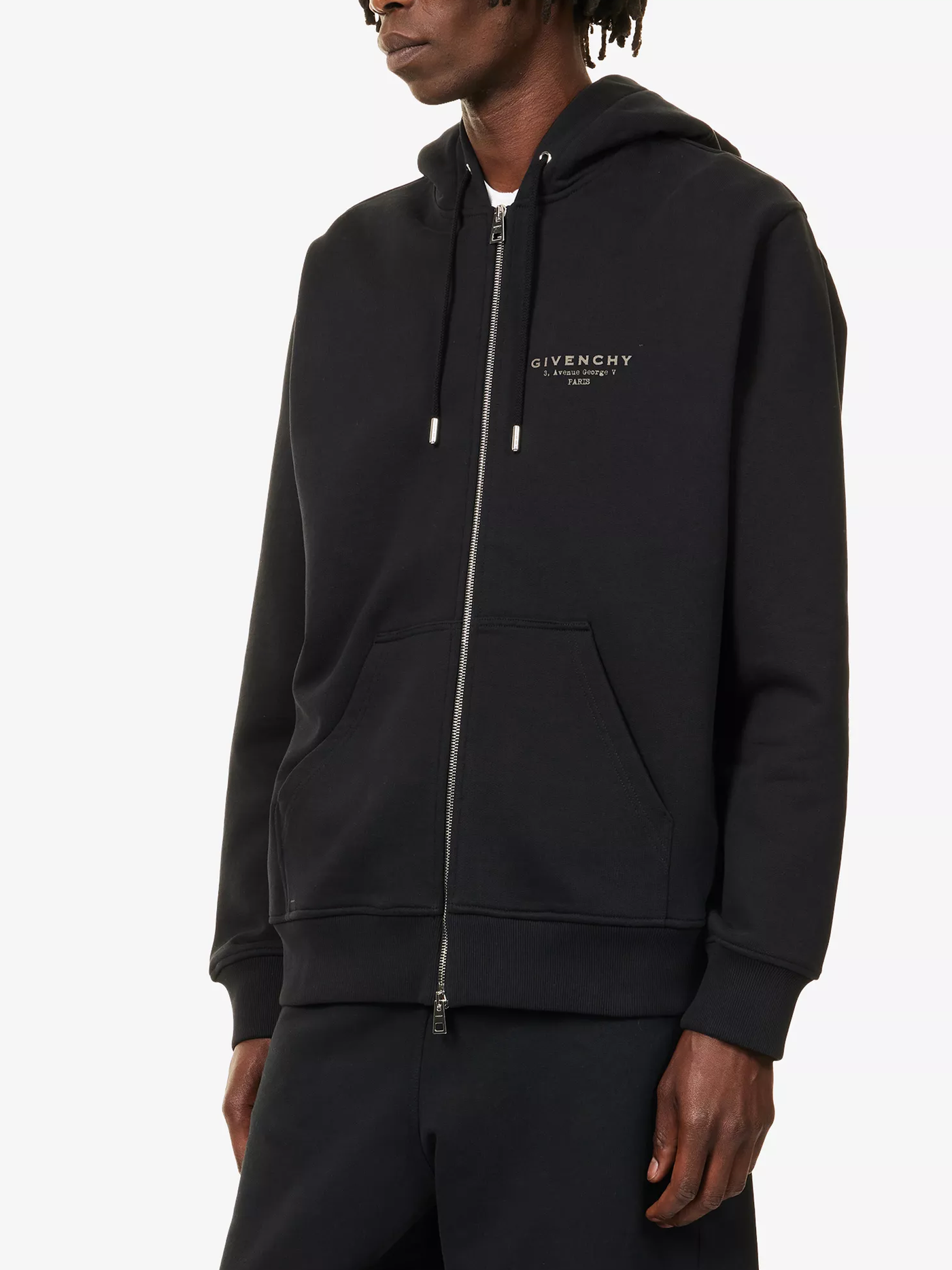Givenchy Zip-Up Hoodie in Zwart
