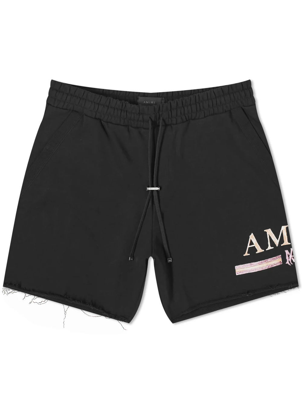 Amiri MA Watercolour Bar Shorts in Zwart